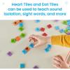 hand2mind Phonics Word-Building Magnetic Letter Tiles, Letter Recognition for Kindergarten, Letter Sounds, Phonics Manipulatives, Phonemic Awareness, Science of Reading Classroom Materials (Set of 6)