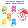hand2mind Rainbow Lowercase Magnetic Letters, Plastic Magnetic Letters for Classroom, Alphabet Letters for Kids, Letter Recognition for Kindergarten, Word Building Letter Magnets for Kids (Set of 6)