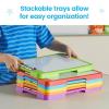 hand2mind Rainbow Writing Slant Boards, Desktop Whiteboard, Dry Erase Clipboard, Reusable Handwriting Practice for Kids, Learn to Write, Letter Writing, Teacher Supplies for Classroom (Set of 6)