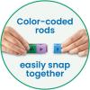 hand2mind Reading Rods Phonics Word-Building, Word Building Activities, Spelling Toys, Montessori Alphabet Letters, Reading Tools for Kids, Science of Reading Manipulatives, Phonemic Awareness