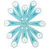 hand2mind Safe-T Math Compass, 10 in. Blue Compass, Compass for Geometry, Compass Drawing Tool, Dysgraphia Tools for Kids, Circle Drawing Tool, Compass Set, Math Classroom Supplies (Set of 12)