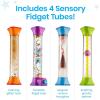 hand2mind Sensory Fidget Tubes, Sensory Toys, Travel Toys, Quiet Fidgets for Classroom, Calm Down Corner Supplies, Anxiety Relief Items for Kids, Toddler Stocking Stuffers, for Kids(Sensory Fidget Tubes)