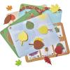hand2mind Sensory Leaves Math Activity Set, Pattern Play, Shape Puzzle, Pattern Blocks Cards, Math Counters, Sorting Toy, Shapes for Toddlers, Counting Toy, Kindergarten Learning Activities