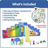 hand2mind Step Squad Mission Headquarters Playset – TV Show Action Figure Playset with 11 Accessories, Counting and Number Toys, for Toddlers and Kids Ages 3, 4, 5, 6, 7