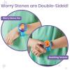 hand2mind Worry Stone Pals, Worry Stones for Anxiety, Fidget Bracelet for Kids, Kids Anxiety Relief, Toddler Sensory Toys, Calming Toys, Calm Down Corner Supplies, Social Emotional Learning Activities