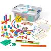 Reagan Tunstall & Kristina Grant hand2mind Small Group Math Sets – K-1, Math Manipulatives – Base Ten, RekenRods, Pattern Blocks, Attribute Blocks, Two Color Counters