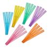 hand2mind 12 inch Multicolored, Transparent, Semiflexible Safe-T Plastic Rulers, Rainbow Plastic Rulers, Safety Ruler for Measurement, Safety Kids School Supplies, Straight Rulers (Pack of 24)(Set of 24)
