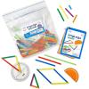 hand2mind AngLegs Small Group Set with 8 Protractors, Geometry Manipulatives, Geometric Shapes for Classroom, Montessori Math Materials, Math Teaching Tools, 4th Grade Math Manipulatives for Kids