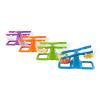 hand2mind Blue Nestable Bucket Balance, Clear Double Bucket Balance Scale for Liquids and Solids, Easy to Assemble Kids Scale, Space Saving Storage Base, Balance Scale for Classroom (Set of 1)(Set of 4)