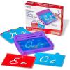 hand2mind Cursive Letter Tracing Sensory Pad, Reusable Handwriting Practice for Kids, Cursive Alphabet Learning Toys, Tracing Board, Fine Motor Activities, Writing Center for Classroom