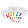 hand2mind Elkonin Box Magnetic Answer Board, Word Mapping Paddles, Elkonin Boxes Dry Erase Blending Board, Phonemic Awareness, Phonics Manipulatives, Science of Reading Classroom Materials (Set of 6)