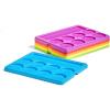 hand2mind Little Minds at Work Sound Segmenting Trays by Tara West, Phonemic Awareness, Science of Reading Manipulatives, Elkonin Boxes, Letter Sounds, Preschool Learning Activities (Set of 6)