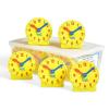 hand2mind Mini Geared Clock Classroom Set, Telling Time, Teaching Clocks, Learn to Tell Time for Kids, Analog Clock for Kids Learning, Classroom Clocks for Students (Set of 24)(Classroom Kit)