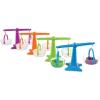 hand2mind Nestable Pan Balance, Pan Balance Scale for Classroom, Math Balance Scale for Kids, School Weight Scale, Balancing Scale Toy, Preschool Science Center Materials (Set of 4)