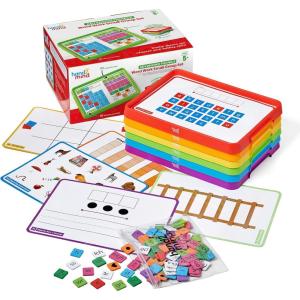 hand2mind Advancing Phonics Word Work Small Group Set, Magnetic Letter Tiles, Magnetic Letter Trays, Kindergarten Phonics Manipulatives, Phonemic Awareness, Science of Reading Classroom Materials