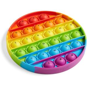 hand2mind Alphabet Sensory Bubble Poppers, Pop Fidget Toys for Kids, Letter Toys, Fine Motor Toys, Fidgets for Classroom, Calm Down Corner Supplies, Science of Reading Manipulatives (Set of 6)(One Size)