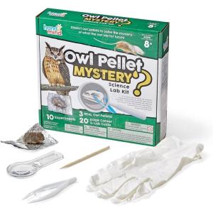 hand2mind Animal Science Kit for Kids 8-12, Kids Science Kit with Fact-Filled Guide, Learn About Animal Biology and Dissect Owl Pellets, STEM Toys, 10 Science Experiments