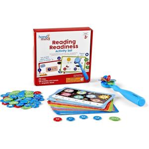 hand2mind Reading Readiness Activity Set, Magnetic Wands and Chip Set, Learn to Spell for Kids, Spelling Toys, CVC Words for Kindergarten, Learning Letters, Science of Reading Manipulatives