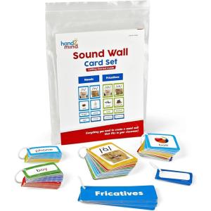hand2mind Sound Wall Classroom Phonics Kit, Letter Sounds for Kindergarten, Speech Therapy Materials, Phonemic Awareness, ESL Teaching Materials, Science of Reading Manipulatives (169 Cards)(Phonics Kit)