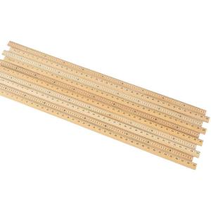 hand2mind Wood Economy Meterstick/Yardstick for School Classroom, Home, or Office (Pack of 10)(Meterstick/Yardstick)