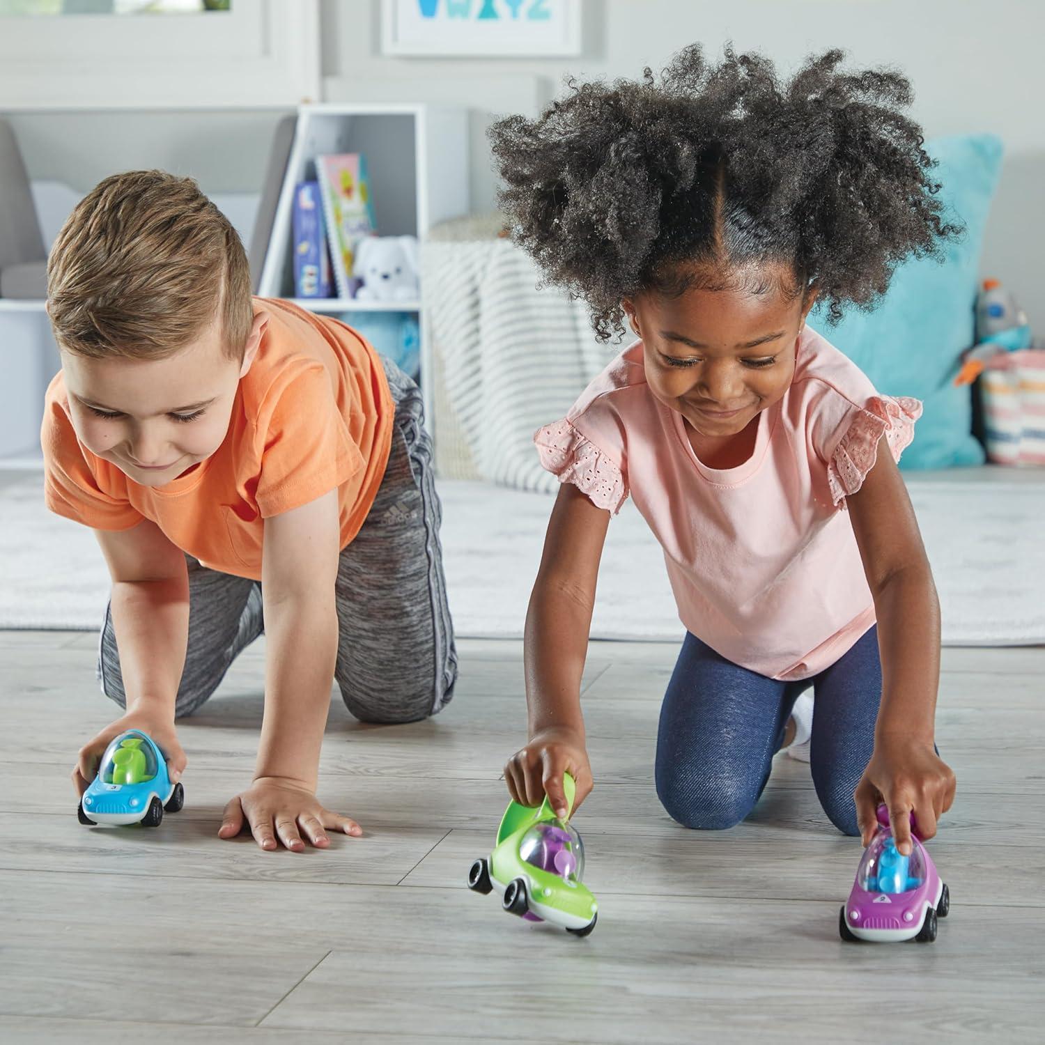 imageHand2Mind Popping Fidget Cars Suction Cup Toys for Fine Motor Skills Toddler ampamp Preschool Sensory Play Anxiety Relief Set of 3