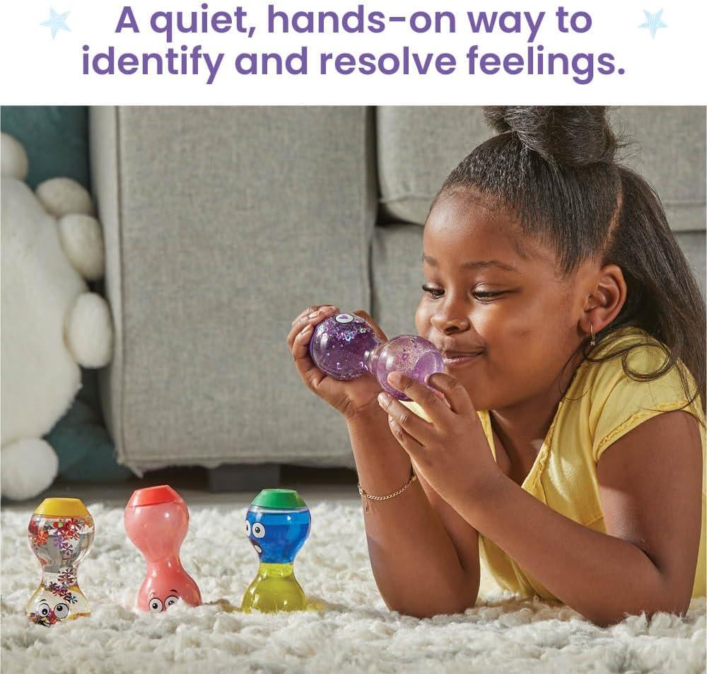 imagehand2mind Express Your Feelings Sensory Bottles Secondary Emotions 2 Toddler Sensory Toys Quiet Fidget Toys Play Therapy Toys Calm Down Corner Supplies Calming Corner Social Emotional Learning