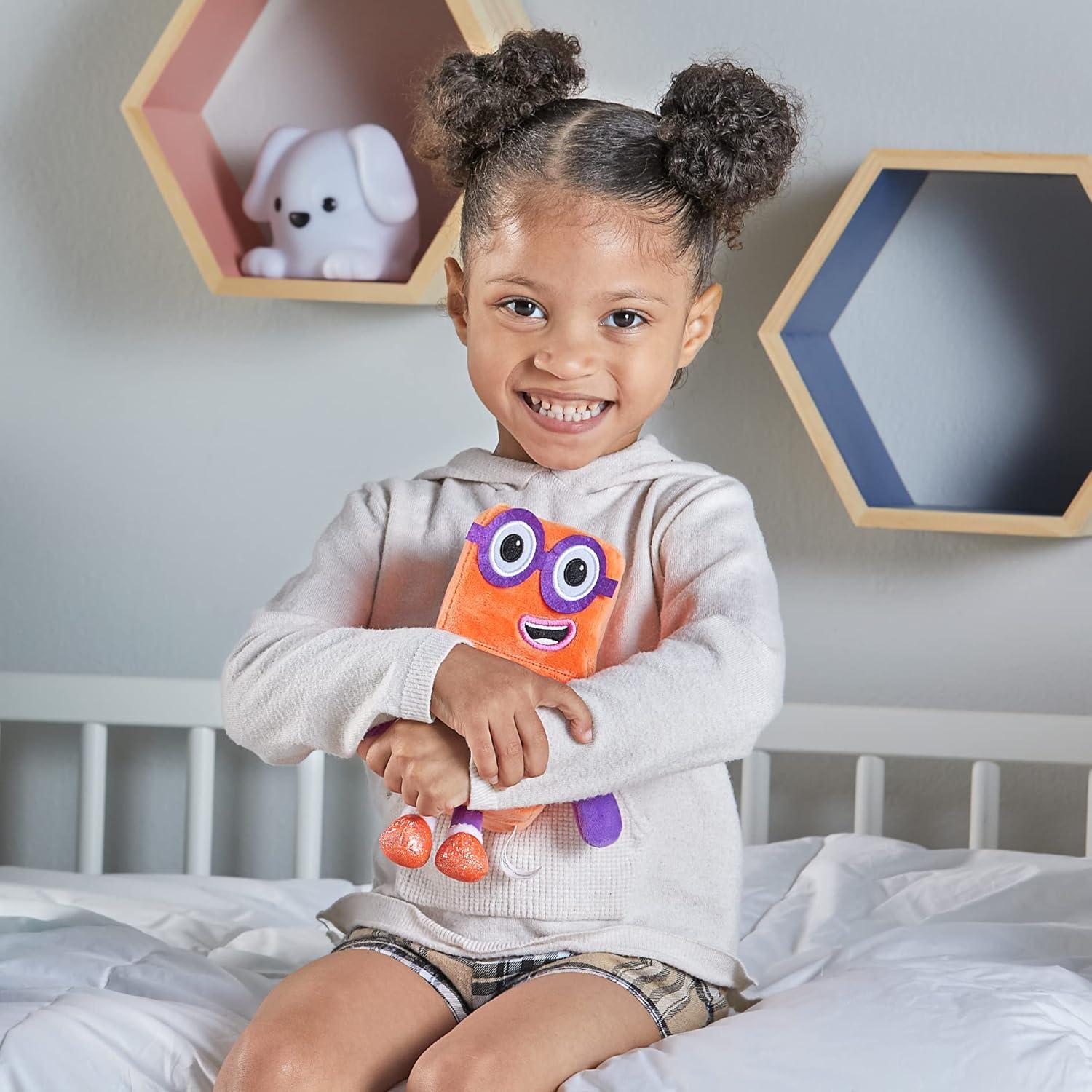 imagehand2mind Numberblocks One ampamp Two Playful Pals Plush Figure Toys Numbers for Toddlers Preschool Math Learning Toys Stuffed Animal Plushies Counting Blocks Soft Stuffies Kids Birthday GiftsToys