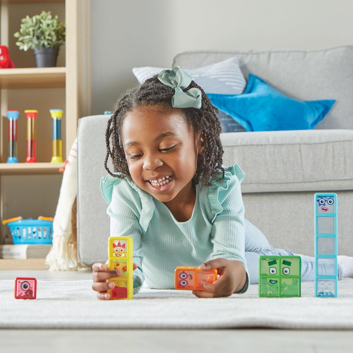 imagehand2mind Numberblocks One to Five Sensory Bottles Numbers for Toddlers Counting Toys Calming Sensory Fidget Toys Calm Down Corner Supplies Social Emotional Learning Birthday Gifts for Kids
