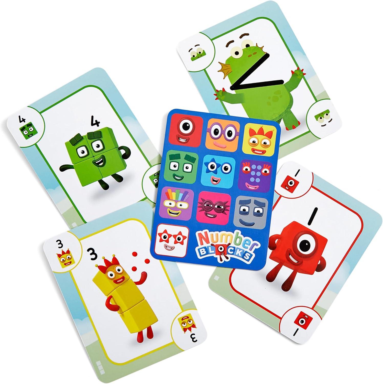 imagehand2mind Numberblocks Playing Cards Travel Card Games for Kids Counting Toys Kindergarten Math Manipulatives Preschool Learning Activities Indoor Recess Games for Classroom Kids Birthday Gift