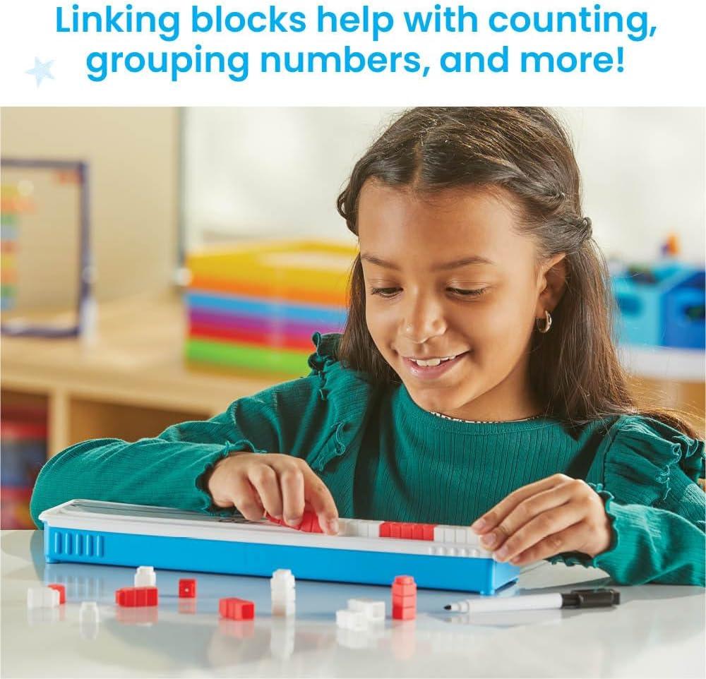 imagehand2mind Open Number Line Starter Set White Board Dry Erase Number Lines for Students Teaching Addition and Subtraction Educational Math Manipulatives Classroom Supplies for Teachers Elementary