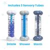hand2mind Calming Sounds Sensory Tubes, Rain Sound Fidget Tubes, Rain Stick Instrument, Toddler Sensory Toys, Calm Down Corner Supplies, Science Classroom Weather Toys, Play Therapy Activities