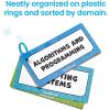 hand2mind Computer Science Word Wall Card Set, Computer Programming for Kids, Coding and Robotics, STEM Activities for Classroom, Technology for Kids, Elementary Science Bulletin Board Decor