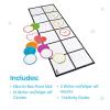 hand2mind Elkonin Box Floor Mat Activity Set, Phonemic Awareness, Phonics Games, Science of Reading Classroom Materials, Toddler Gross Motor Toys, Kids Active Play, Preschool Learning Activities