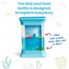hand2mind Exploring Ocean Forces Sensory Bottles, Quiet Fidget Toys for Kids 3-5, Toddler Learning Toys, Calming Corner Classroom, Calm Down Corner Supplies, Preschool Science Center Materials