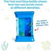 hand2mind Exploring Ocean Forces Sensory Bottles, Quiet Fidget Toys for Kids 3-5, Toddler Learning Toys, Calming Corner Classroom, Calm Down Corner Supplies, Preschool Science Center Materials