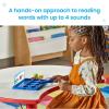 hand2mind Little Minds at Work Learn to Read 200 Words, Phonemic Awareness, Science of Reading Manipulatives, Letter Sounds, Phonics Manipulatives, Elkonin Boxes, Preschool Learning Activities