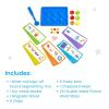 hand2mind Little Minds at Work Learn to Read 200 Words, Phonemic Awareness, Science of Reading Manipulatives, Letter Sounds, Phonics Manipulatives, Elkonin Boxes, Preschool Learning Activities