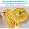 hand2mind NumberLine Clock Sensory Bubble Popper, Push Pop Fidget Toys, Learn to Tell Time, Telling Time Teaching Clock for Kids, Fidgets for Classroom, Math Toys, Kindergarten Learning Activities
