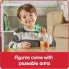 hand2mind Numberblocks Four and The Terrible Twos, Toy Figures Collectibles, Small Cartoon Figurines for Kids, Mini Action Figures, Character Play Figure Playsets, Imaginative Toys(Toy Figures Collectibles)