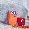 hand2mind Numberblocks One & Two Playful Pals, Plush Figure Toys, Numbers for Toddlers, Preschool Math Learning Toys, Stuffed Animal Plushies, Counting Blocks, Soft Stuffies, Kids Birthday Gifts﻿﻿﻿﻿(Toys)