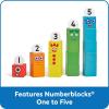 hand2mind Numberblocks One to Five Wooden Blocks, Wood Building Blocks for Toddlers 2-4 Years, Stacking Toys, Montessori Math Materials, Color Sorting Daycare Toys, Preschool Learning Activities