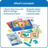hand2mind Numberblocks Puzzle Solver, Brain Teasers, Logic Puzzles for Kids, Educational Games, Math Toys for Kids 3-5, Fidget Game, Preschool Learning Activities, Toddler Birthday Gifts