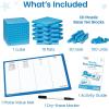 hand2mind Plastic Base Ten Blocks Activity Set, Place Value Manipulatives, Base 10 Blocks for Math, Counting Cubes, Math Manipulatives 1st Grade, Small Group Classroom Must Haves (133 Pieces)