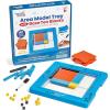 hand2mind Area Model Tray with Base Ten Blocks, Multiplication Manipulatives, Base 10 Math Manipulatives 3rd Grade, Counting Cubes, Teacher Supplies for Classroom Elementary, Math Classroom Must Haves