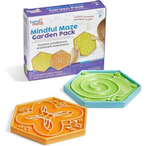 hand2mind Mindful Maze Garden Pack, Tactile Sensory Toys for Toddlers, Calm Down Corner Supplies, Mindfulness for Kids, Occupational Therapy Toys, Quiet Fidgets for Classroom, for Kids