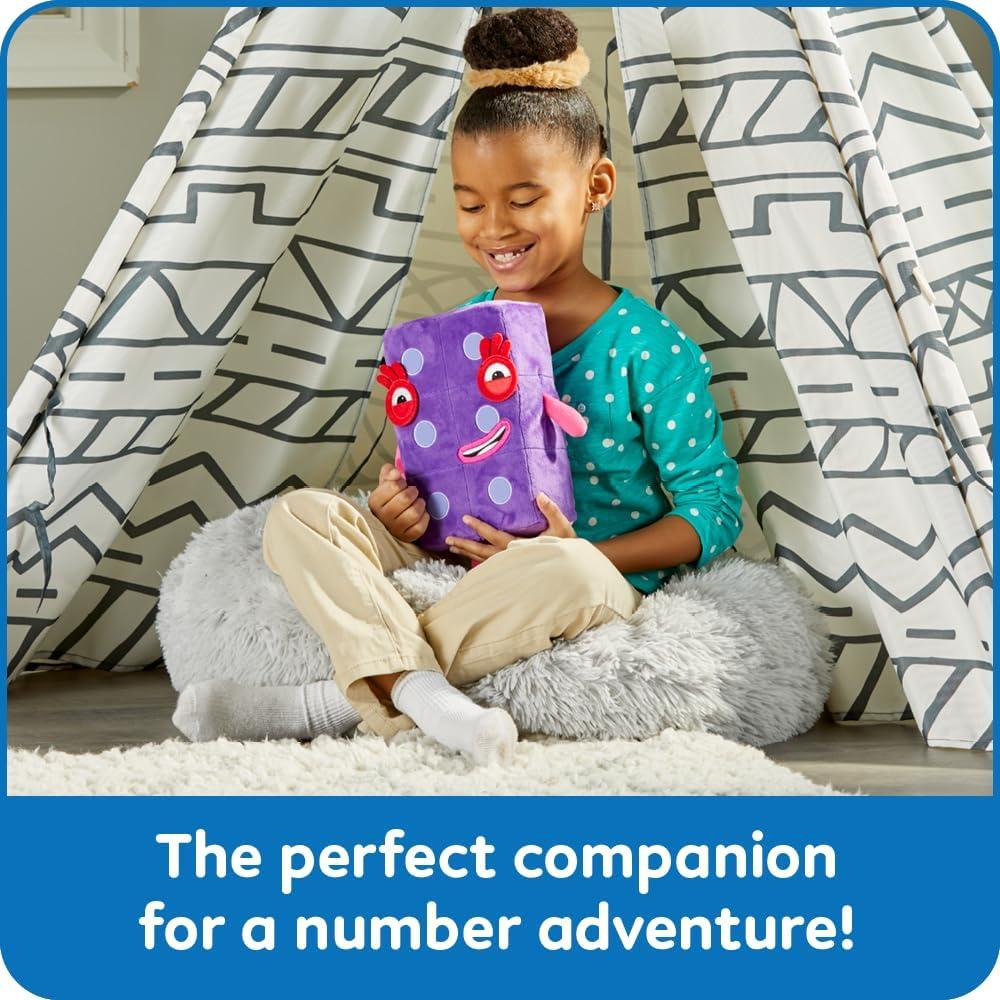 image:imagehand2mind Numberblock Six Playful Pal Plush Figure Toys Numbers for Toddlers Cute Stuffies Preschool Math Learning Toys Stuffed Animal Small Plushies Counting Blocks Birthday Gifts for Kids