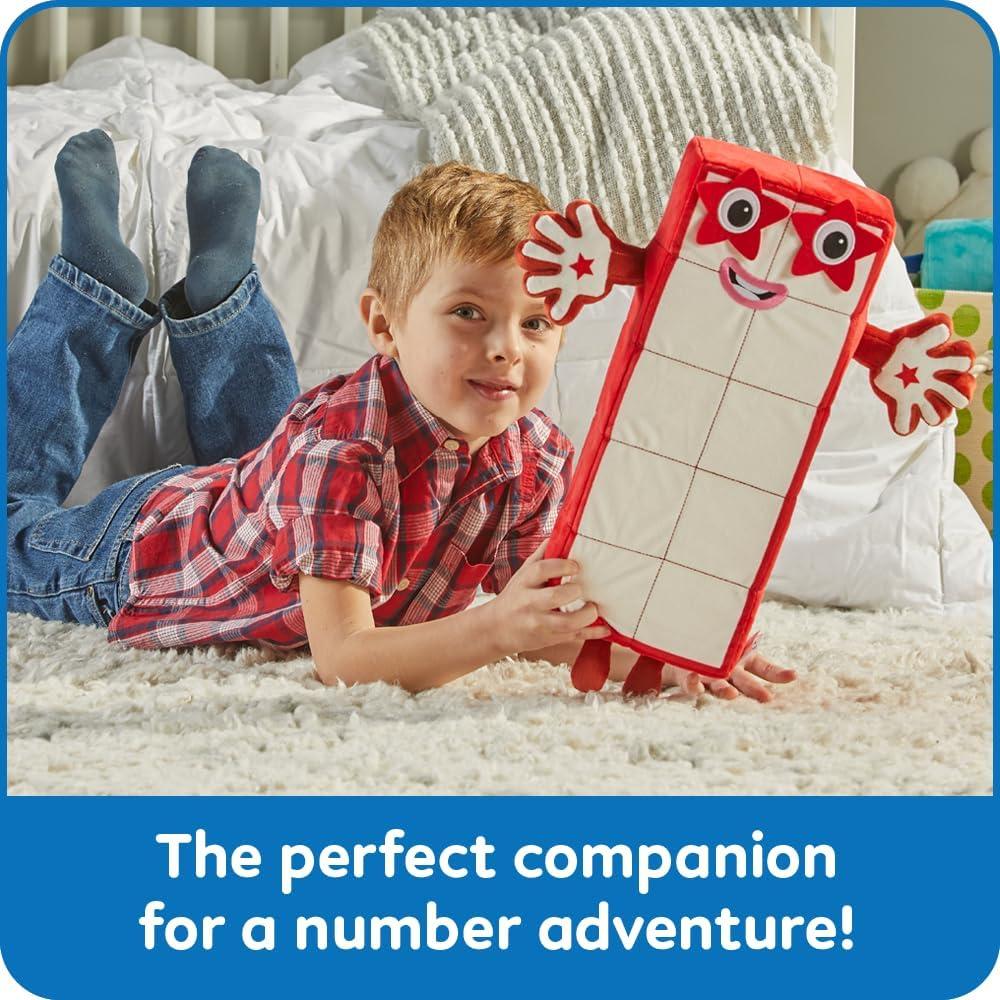 image:imagehand2mind Numberblock Ten Playful Pal Plush Figure Toys Numbers for Toddlers Cute Stuffies Preschool Math Learning Toys Stuffed Animal Small Plushies Counting Blocks Birthday Gifts for Kids