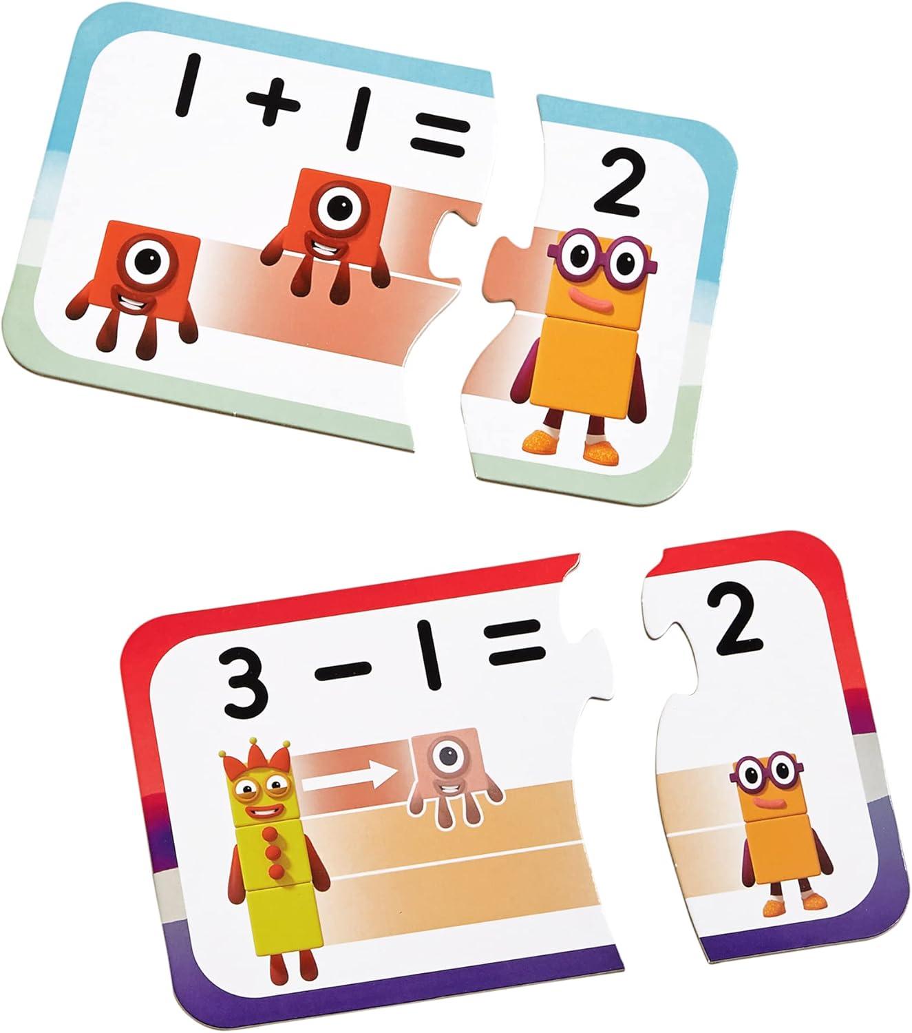 image:imagehand2mind Numberblocks Adding and Subtracting Puzzle Set Addition and Subtraction Games Number Puzzle Math Games for Kids Educational Toys Toddler Matching Game Preschool Learning Activities