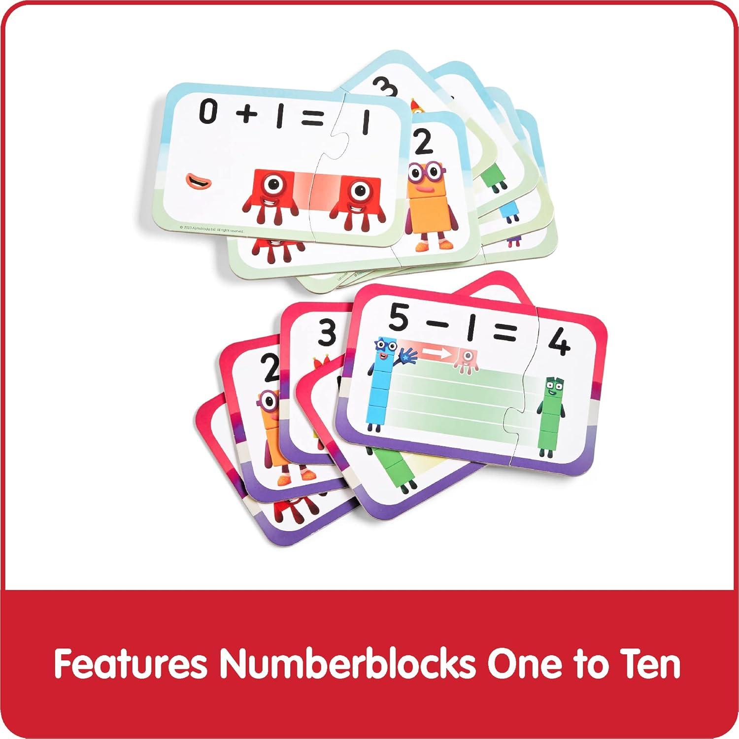 image:imagehand2mind Numberblocks Adding and Subtracting Puzzle Set Addition and Subtraction Games Number Puzzle Math Games for Kids Educational Toys Toddler Matching Game Preschool Learning Activities