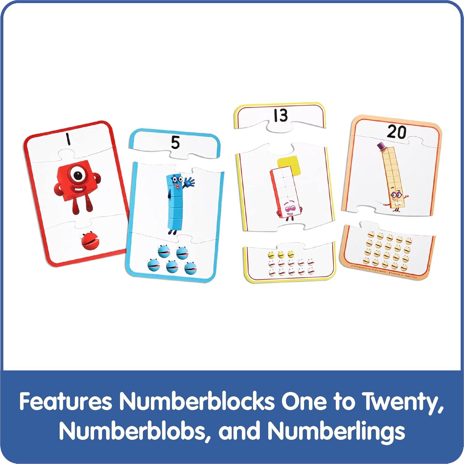 image:imagehand2mind Numberblocks Counting Puzzle Set Number Puzzle Counting Games for Kids Ages 35 Numbers for Toddlers Math Games for Kids Matching Game Educational Toys Preschool Learning Activities